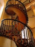 Brown Wrought Iron Staircase