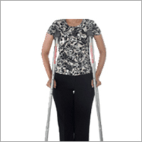 Invalid Underarm Auxiliary Crutches Pair