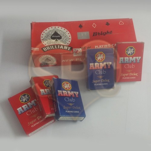 Army Club Marked Playing Cards LQ