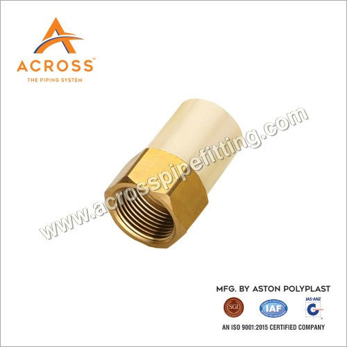 Round Cpvc Brass Fta Pipe Fittings