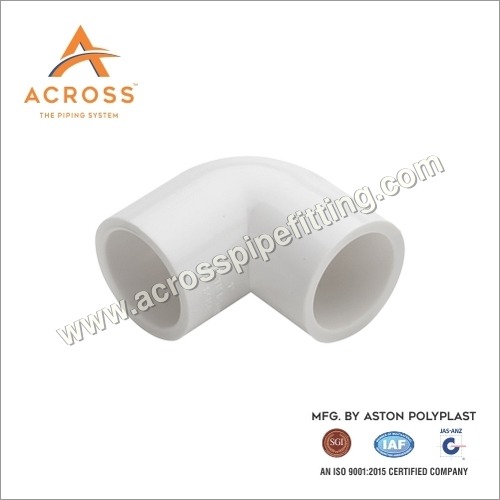 White Upvc Elbow