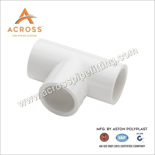 White Upvc Tee