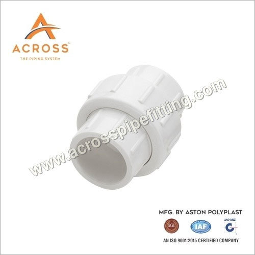White Upvc Union