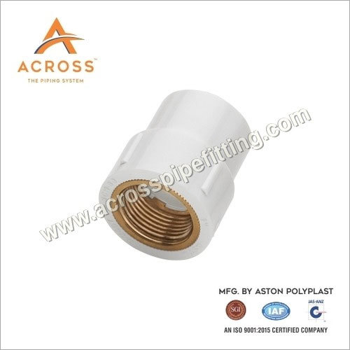 White Upvc Brass Fta