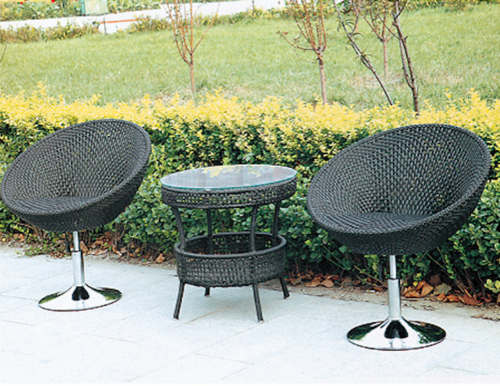 Comfy Style Outdoor Wicker Coffee Set No Assembly Required