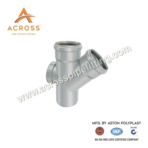 SWR Drainage Pipe Wye - PVC Material, Multiple Sizes & Specifications | Exceptional Reliability, Abrasion Resistance, Long Functional Life