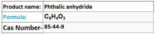 Phthalic Anhydride - White Crystals, 99.5% Purity | Plastics Production, Polyester & Alkyd Resins