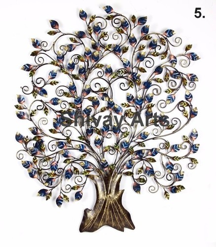 Contemporary Foldable Metal Iron Tree Wall Decor/ Wall Hanging