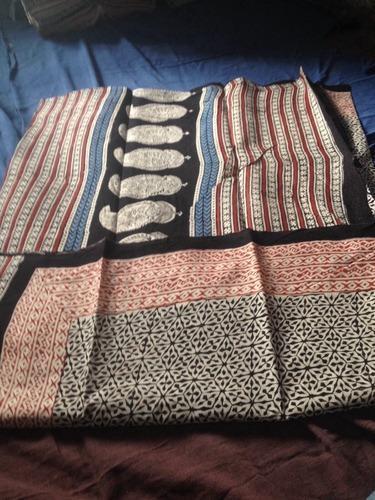 Printed Cotton Saree with Blouse