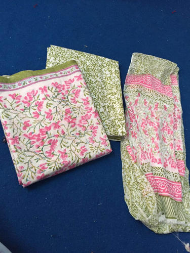 Hand Printed Salwar Suit