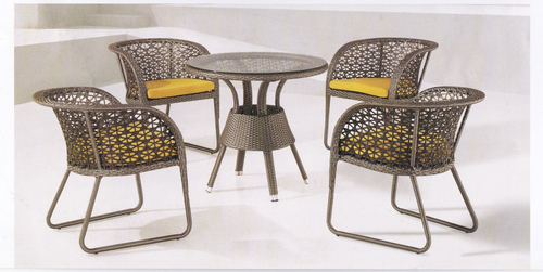 Star Style Wicker Outdoor Coffee Set