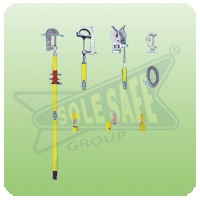 Yellow&Silver Telescoping Earthing Rod