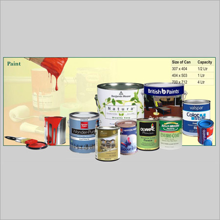Paint Tin Container
