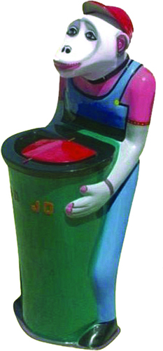 Chimpu Fiber Big Dustbin
