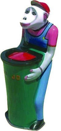 Chimpu Fiber Big Dustbin