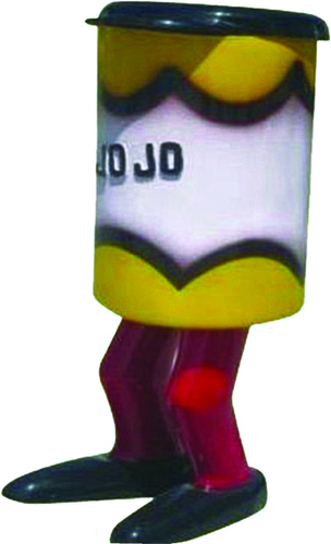 Leg Bin Fiber Small Dustbin