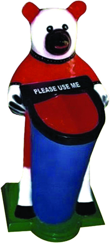 Bear Fiber Medium Dustbin