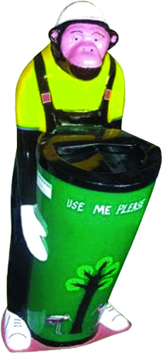 Chimpu Fiber Medium Dustbin