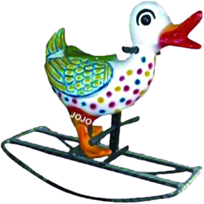 Duck Big Fiber Rocker with Iron Frame
