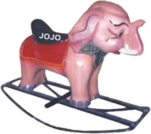 Elephant Big Rocker With Iron Frame Passenger Capacity: 1