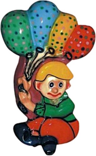 Balloon Boy Fiber Cutouts