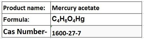 Mercury Acetate