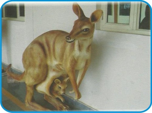 Kangaroo Fiber Animal Figure