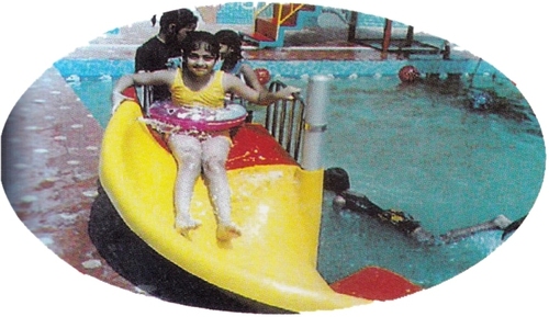Mini Spiral Water Park Slide 6”