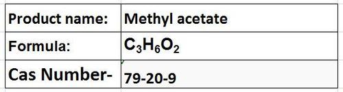 Methyl Acetate - C3H6O2, Boiling Point 57.4°C, CAS 79-20-9 | Solvent, Pleasant Smell, Fast Drying, Low Cost