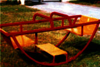 Steel Rocking Boat Sea-saw
