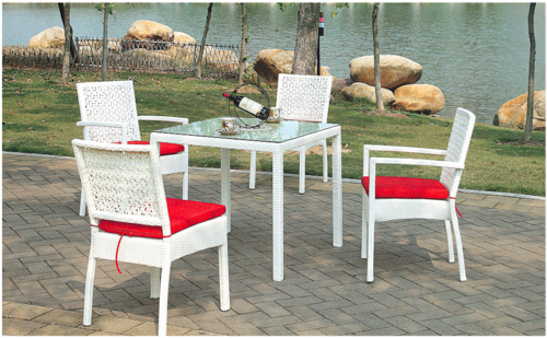Chameli Style Wicker Outdoor Coffee Set