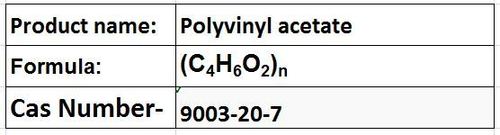 Polyvinyl Acetate - White Powder, Water-Soluble | Strong Adhesion, Versatile Binder, Water-Based, Variable Viscosity