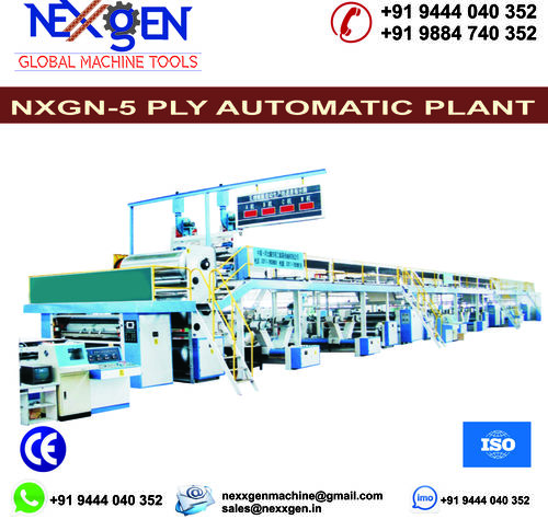 5 Ply Automatic Paper Corrugated Board Plant