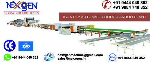 3 & 5 PLY FULLY AUTOMATIC CORRUGATION PLANT
