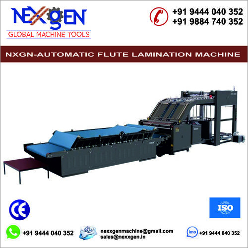 As Per Customer Choice Automatic Flute Laminator Machine