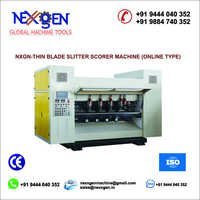 Semi-automatic Thin Blade Slitter Scorer( Online Type)