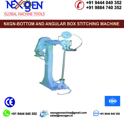 Gray Bottom And Angular Box Stitching Machine