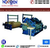 Oblique Type Single Face Paper Corrugation Machine