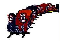 Horse Train- 12 Children, Boggy-3 Nos., Track Dia 20â