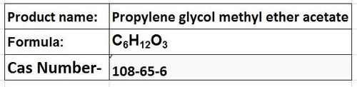 Propylene Glycol Methyl Ether Acetate - Colorless Liquid Boiling Point 145-146 Â°C | Versatile Solvent High Purity Wide Applications