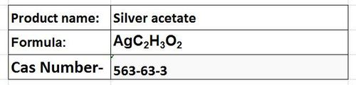Silver Acetate
