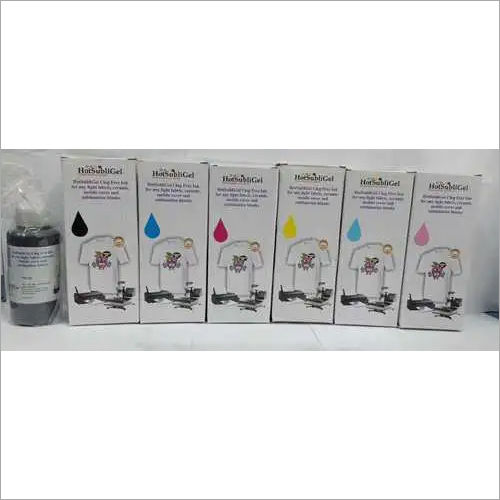 C/m/y/k/lc/lm Hotsubligel Ink For Use Ink Cotton & Polyster Printing Ink