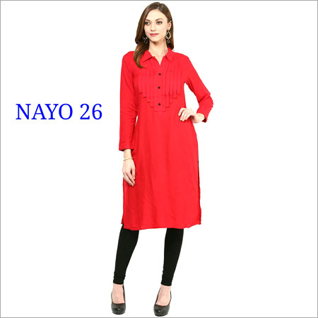 Plain Cotton Kurtis
