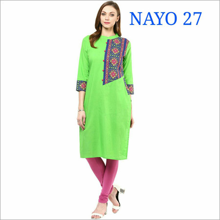 Cotton Embroidered Kurti