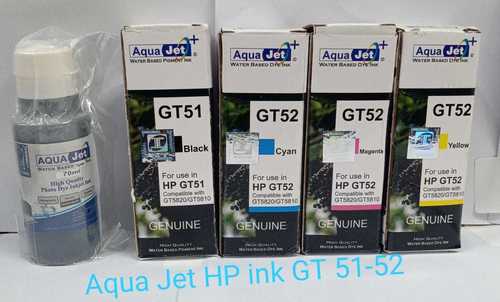Aqua Jet Ink for Use In Hp Printer