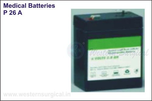 P 26 A MEDICAL BATTERIES