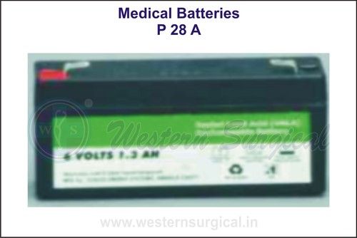 P 28 A MEDICAL BATTERIES