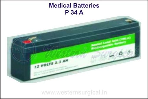 P 34 A MEDICAL BATTERIES