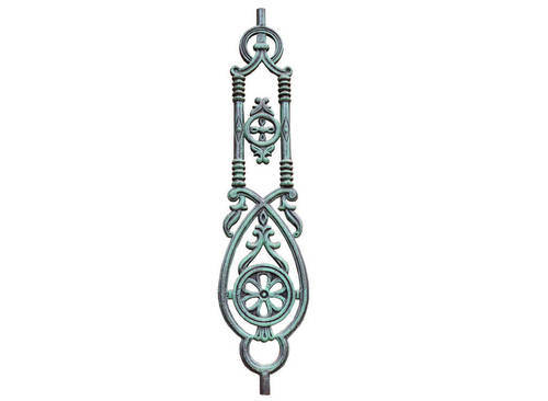 Green Wrought Iron Railings