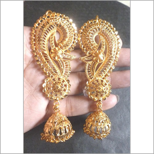 Gold Plated Jhumka Set